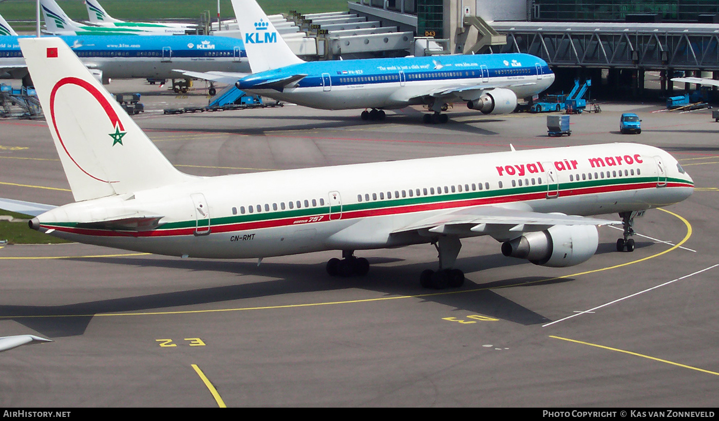 Aircraft Photo of CN-RMT | Boeing 757-2B6 | Royal Air Maroc - RAM | AirHistory.net #432601