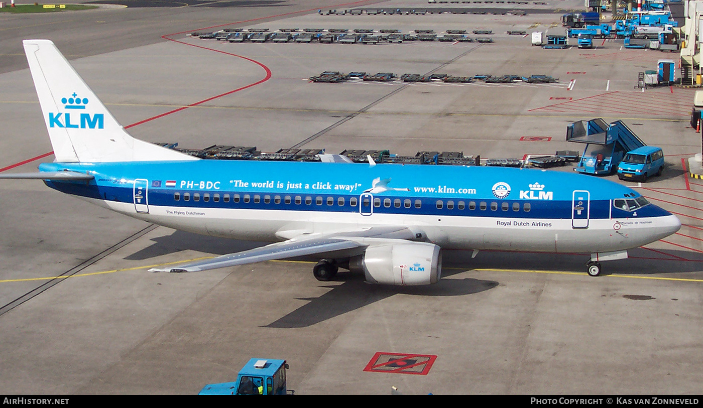 Aircraft Photo of PH-BDC | Boeing 737-306 | KLM - Royal Dutch Airlines | AirHistory.net #432602