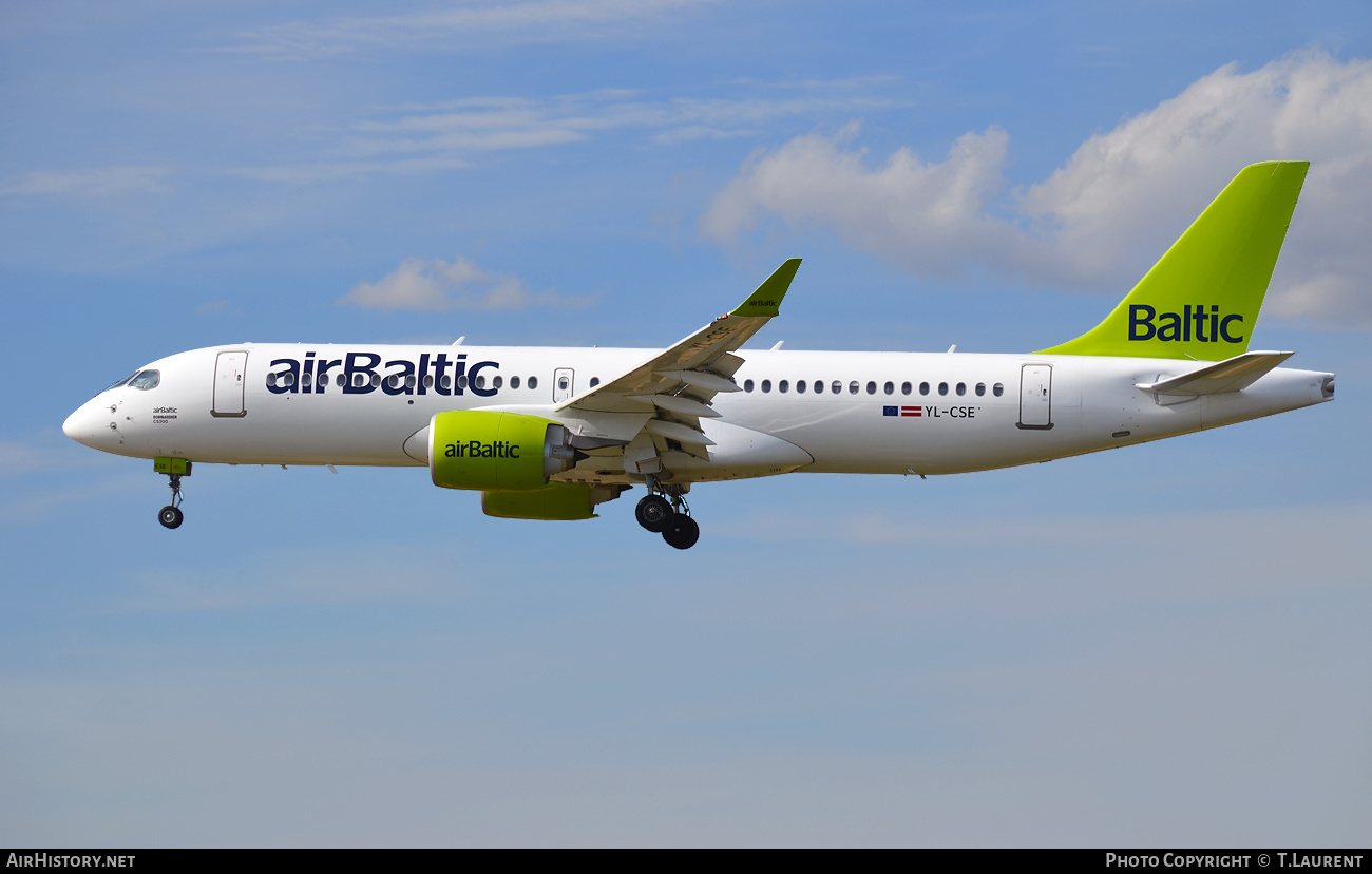 Aircraft Photo of YL-CSE | Bombardier CSeries CS300 (BD-500-1A11) | AirBaltic | AirHistory.net #432608