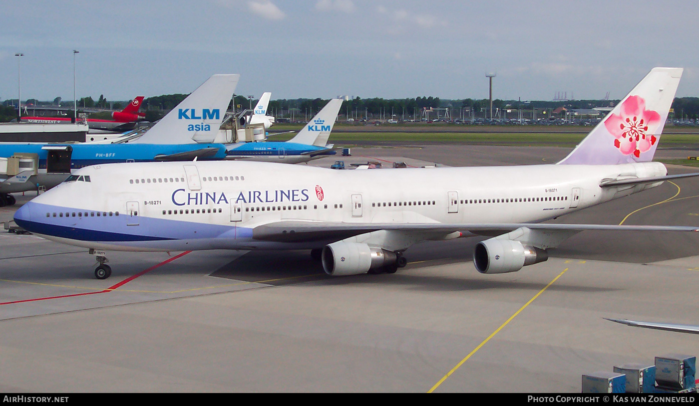 Aircraft Photo of B-18271 | Boeing 747-409 | China Airlines | AirHistory.net #432623