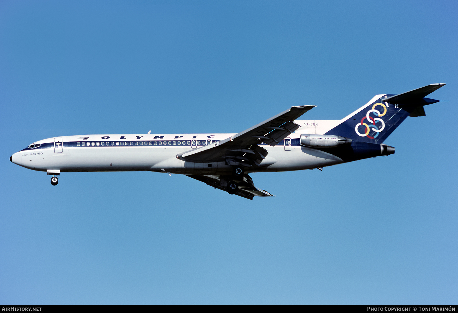 Aircraft Photo of SX-CBH | Boeing 727-230/Adv | Olympic | AirHistory.net #432625