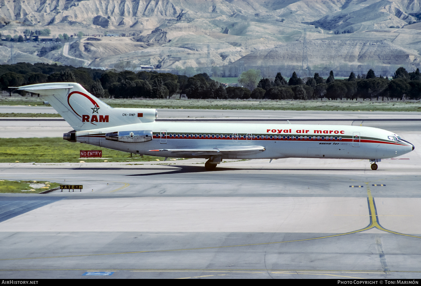 Aircraft Photo of CN-RMP | Boeing 727-2B6/Adv | Royal Air Maroc - RAM | AirHistory.net #432629