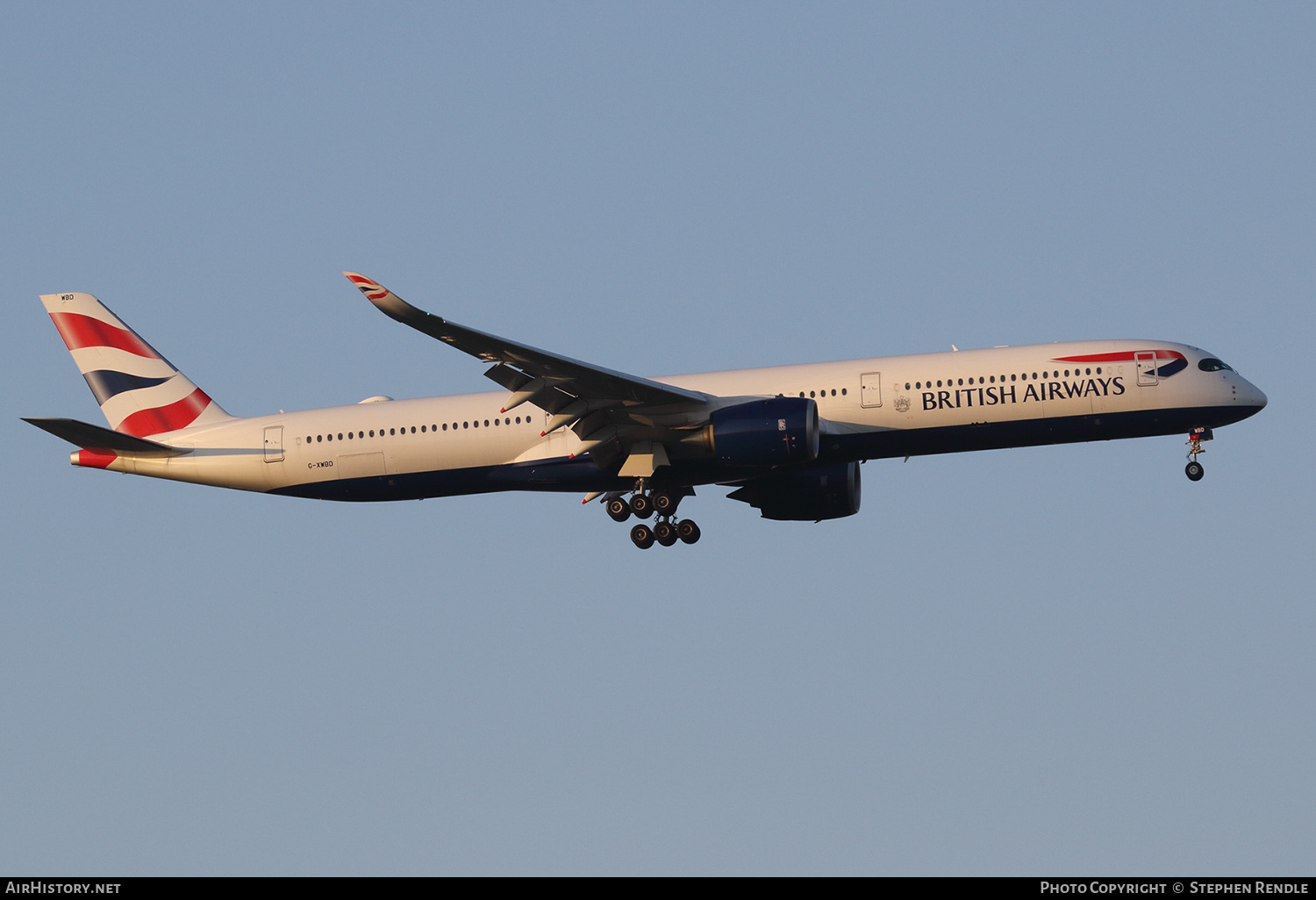Aircraft Photo of G-XWBD | Airbus A350-1041 | British Airways | AirHistory.net #432631
