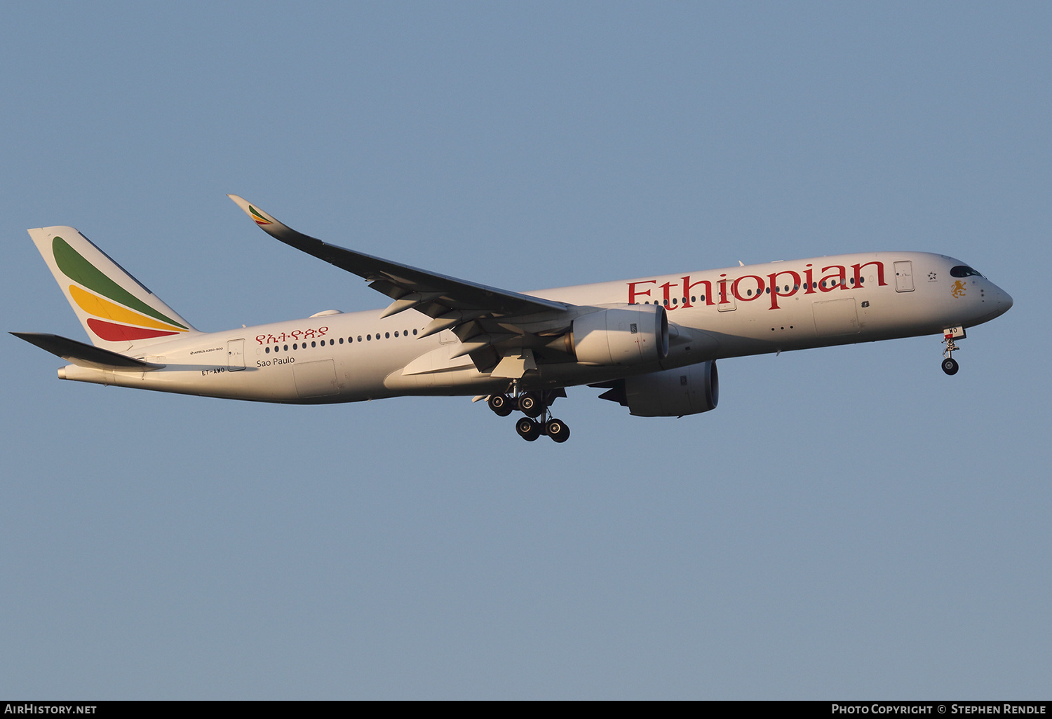 Aircraft Photo of ET-AWO | Airbus A350-941 | Ethiopian Airlines | AirHistory.net #432632