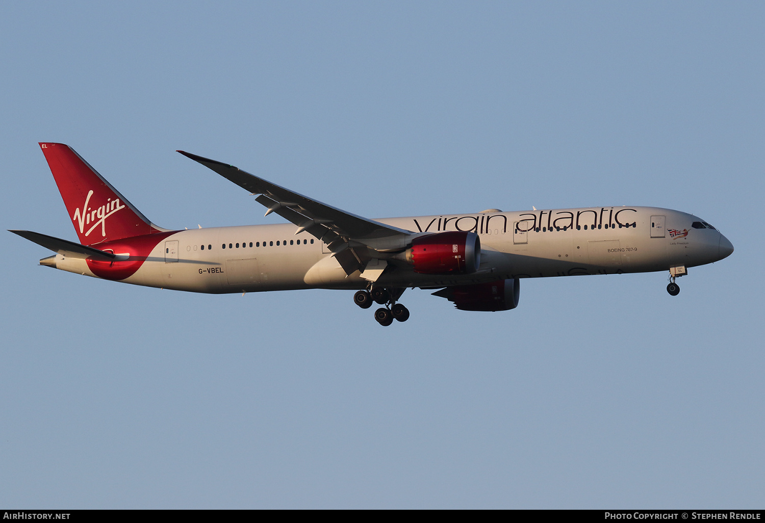 Aircraft Photo of G-VBEL | Boeing 787-9 Dreamliner | Virgin Atlantic Airways | AirHistory.net #432637