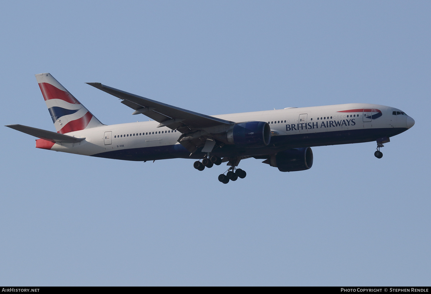 Aircraft Photo of G-VIIK | Boeing 777-236/ER | British Airways | AirHistory.net #432652