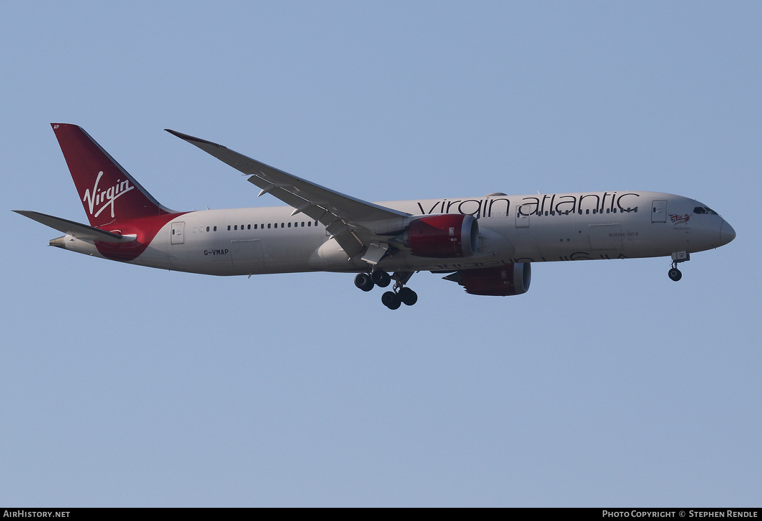 Aircraft Photo of G-VMAP | Boeing 787-9 Dreamliner | Virgin Atlantic Airways | AirHistory.net #432653