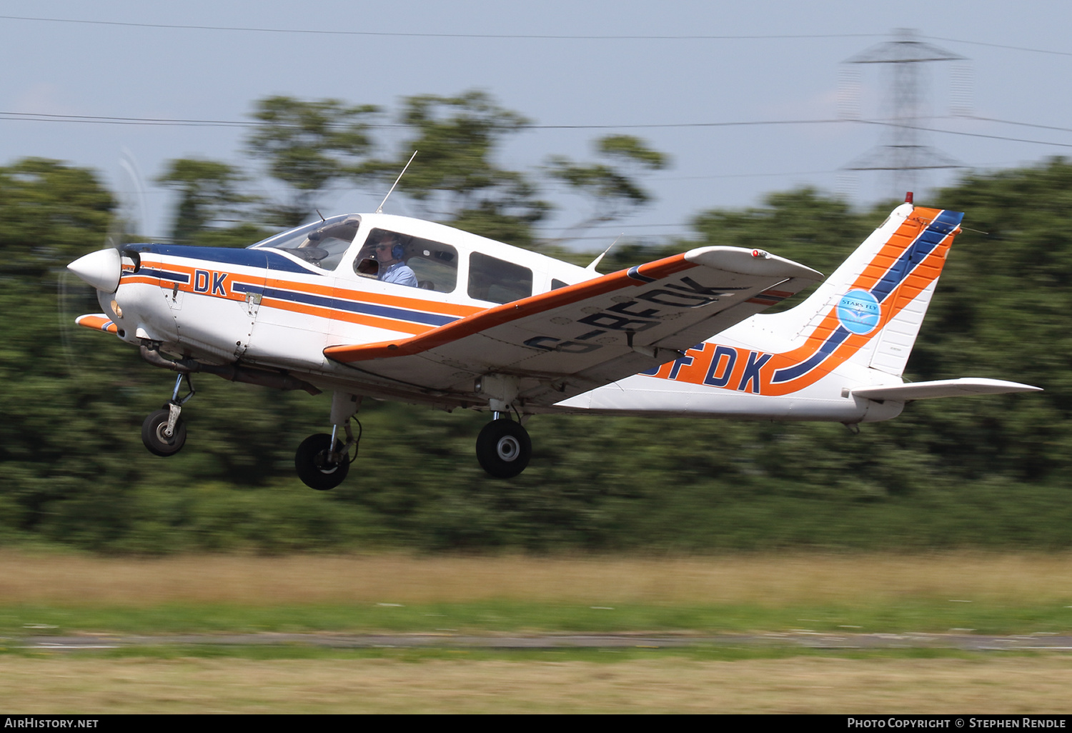 Aircraft Photo of G-BFDK | Piper PA-28-161 Cherokee Warrior II | Stars Fly Flying Club | AirHistory.net #432674
