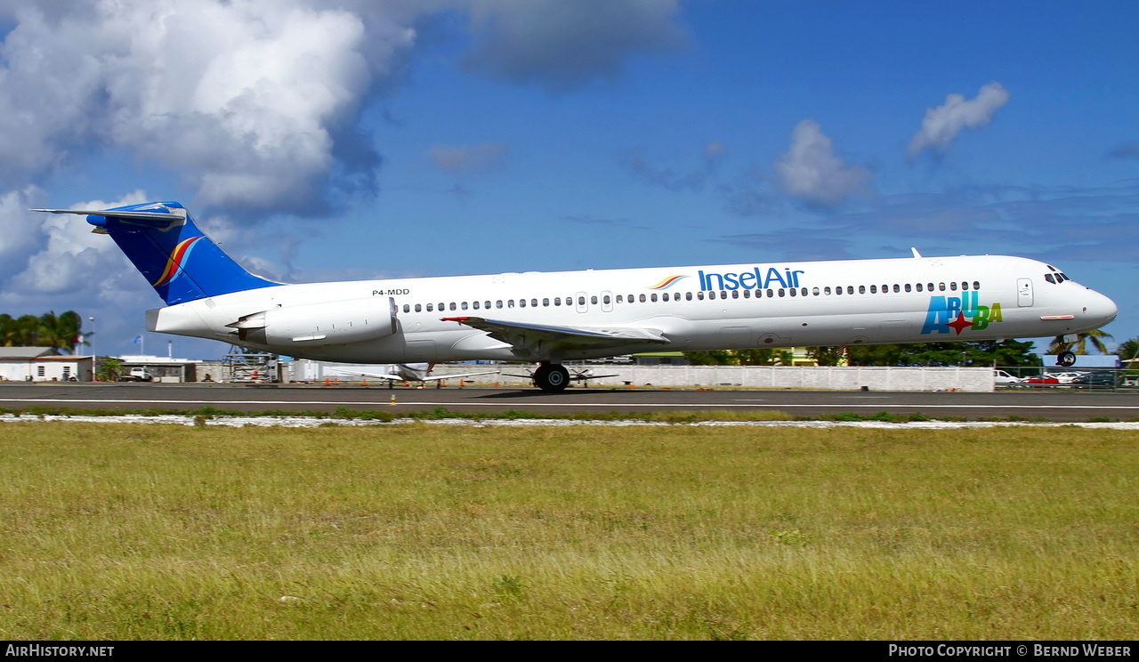 Aircraft Photo of P4-MDD | McDonnell Douglas MD-82 (DC-9-82) | Insel Air | AirHistory.net #432680
