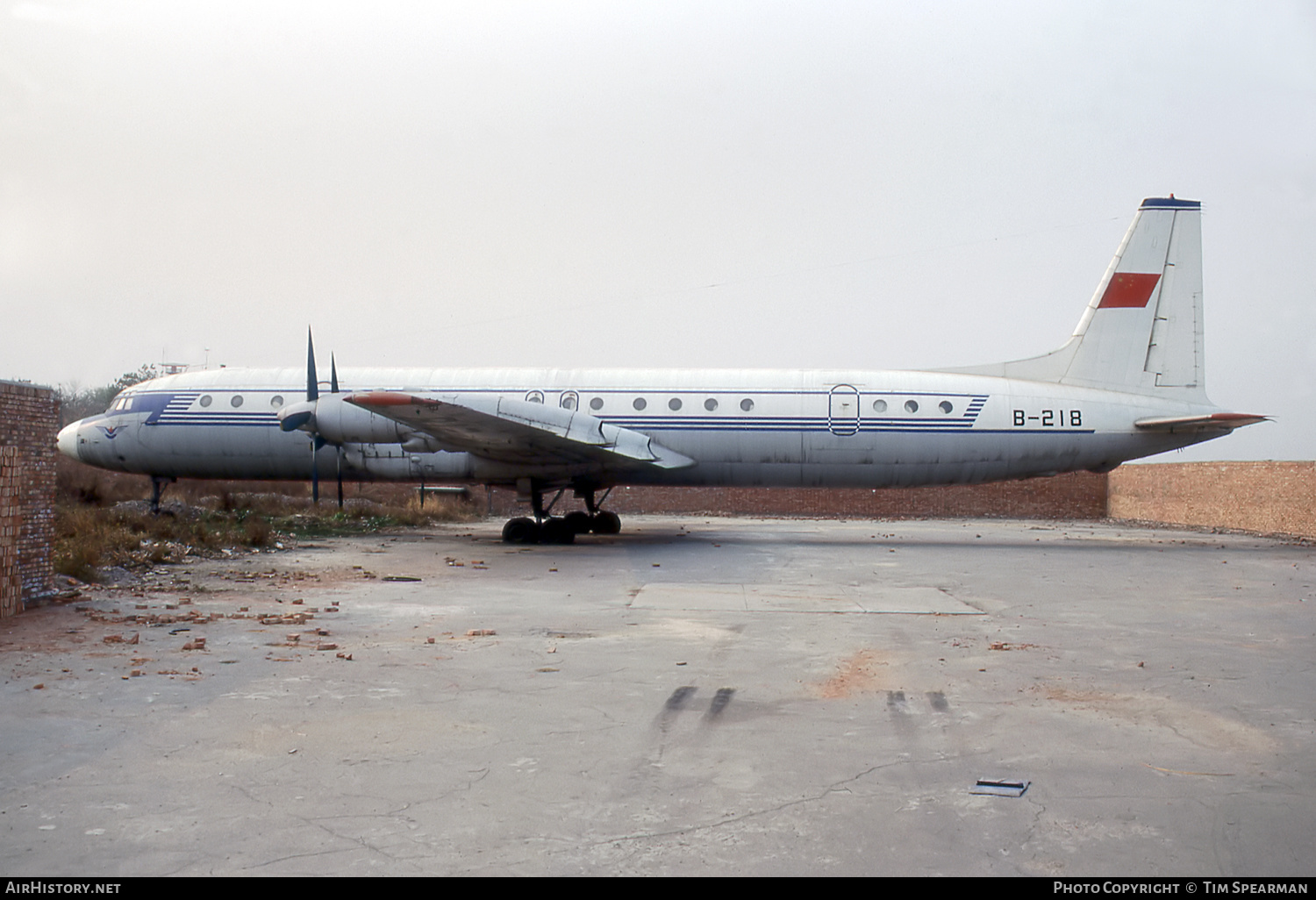 Aircraft Photo of B-218 | Ilyushin Il-18V | CAAC - Civil Aviation Administration of China | AirHistory.net #432685
