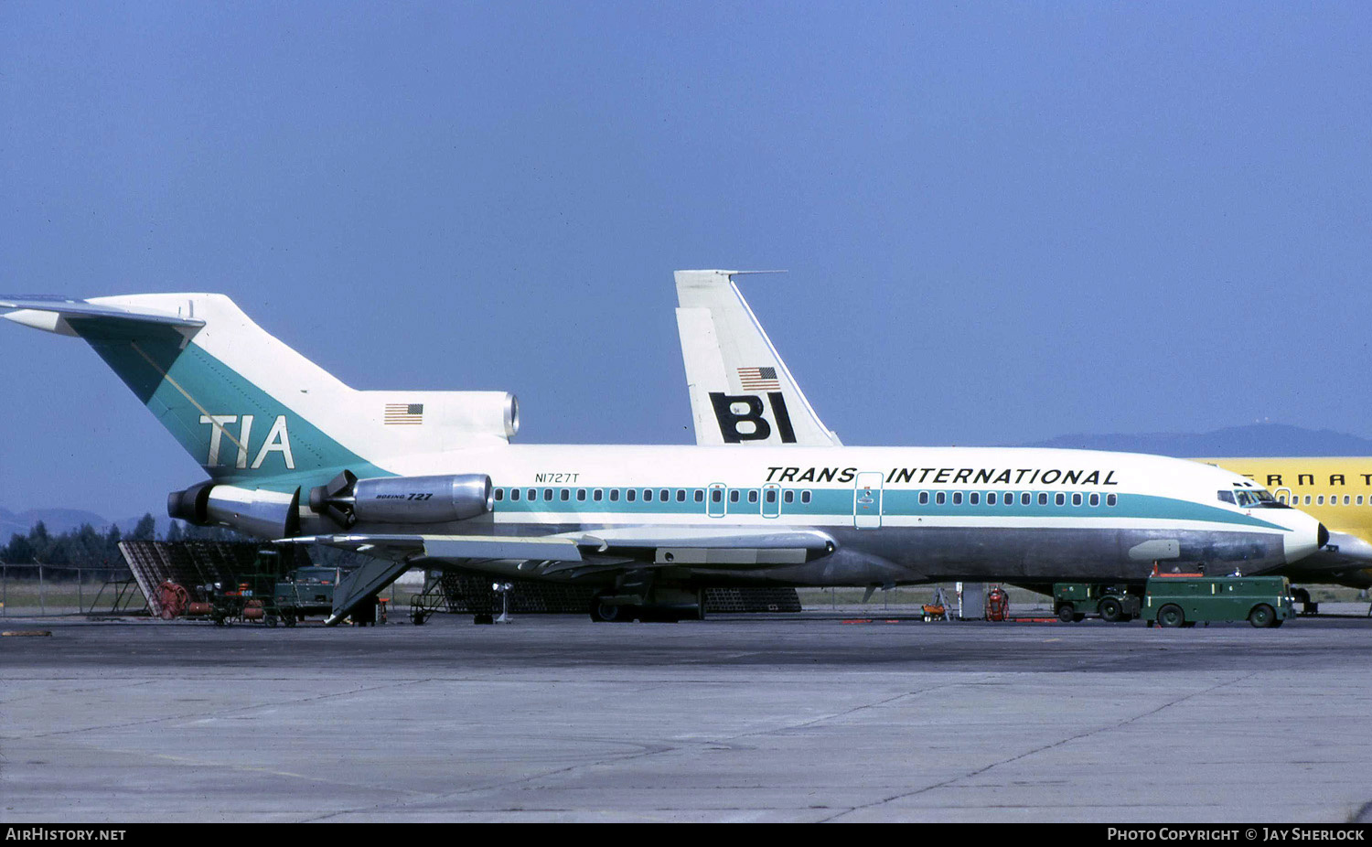 Aircraft Photo of N1727T | Boeing 727-171C | Trans International Airlines - TIA | AirHistory.net #432716