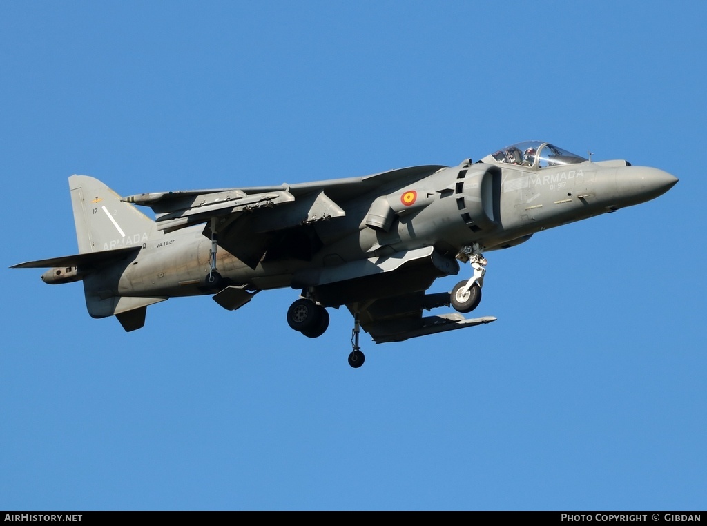 Aircraft Photo of VA.1B-27 | McDonnell Douglas EAV-8B Matador II+ | Spain - Navy | AirHistory.net #432758