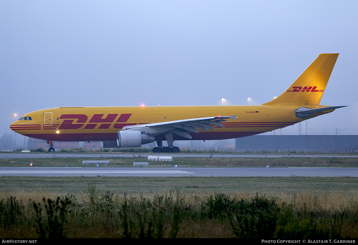 Aircraft Photo of D-AEAO | Airbus A300B4-622R(F) | DHL International | AirHistory.net #432761