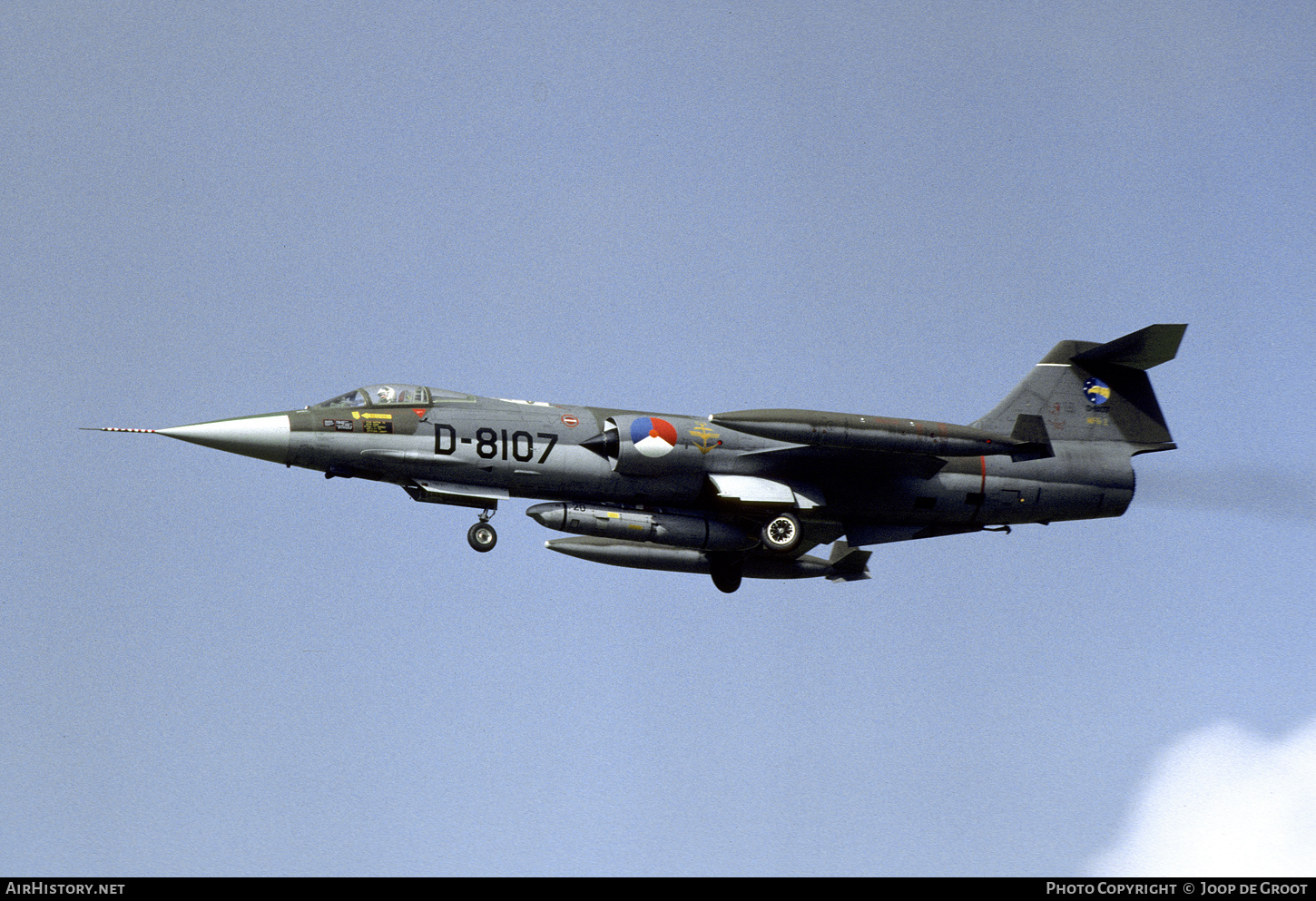 Aircraft Photo of D-8107 | Lockheed RF-104G Starfighter | Netherlands - Air Force | AirHistory.net #432805