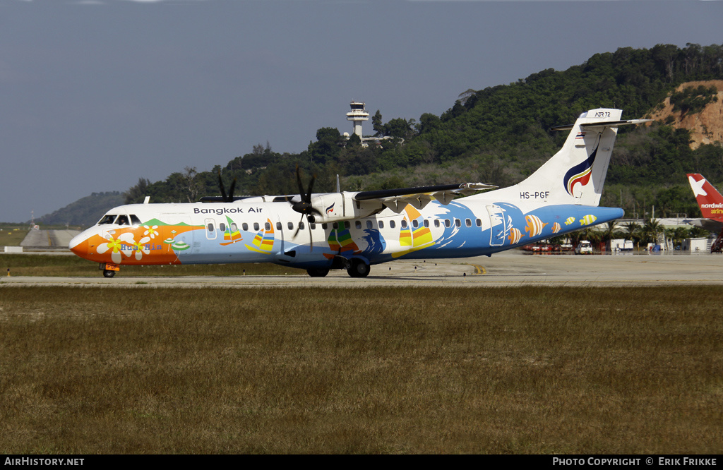 Aircraft Photo of HS-PGF | ATR ATR-72-500 (ATR-72-212A) | Bangkok Airways | AirHistory.net #432871