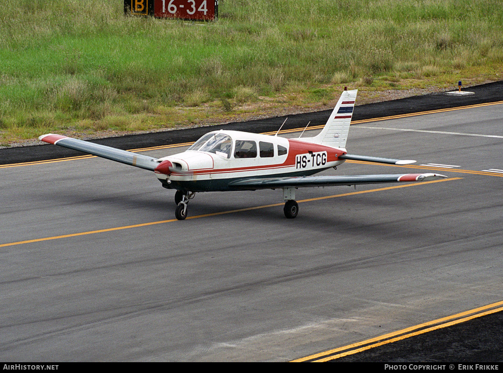 Aircraft Photo of HS-TCG | Piper PA-28-161 Cherokee Warrior II | Civil Aviation Training Center - CATC | AirHistory.net #432872