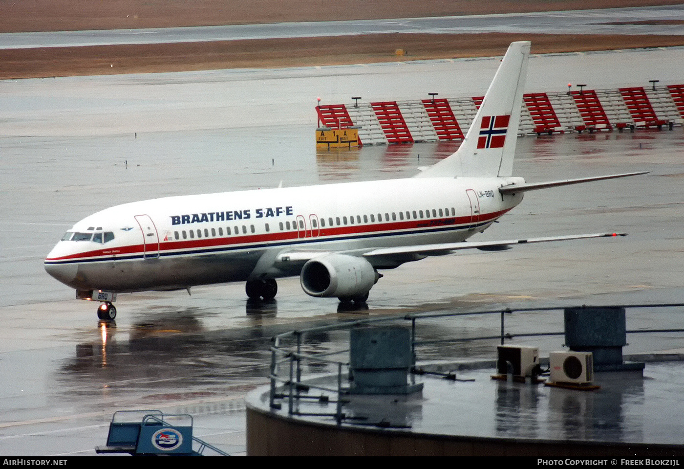Aircraft Photo of LN-BRQ | Boeing 737-405 | Braathens SAFE | AirHistory.net #432944