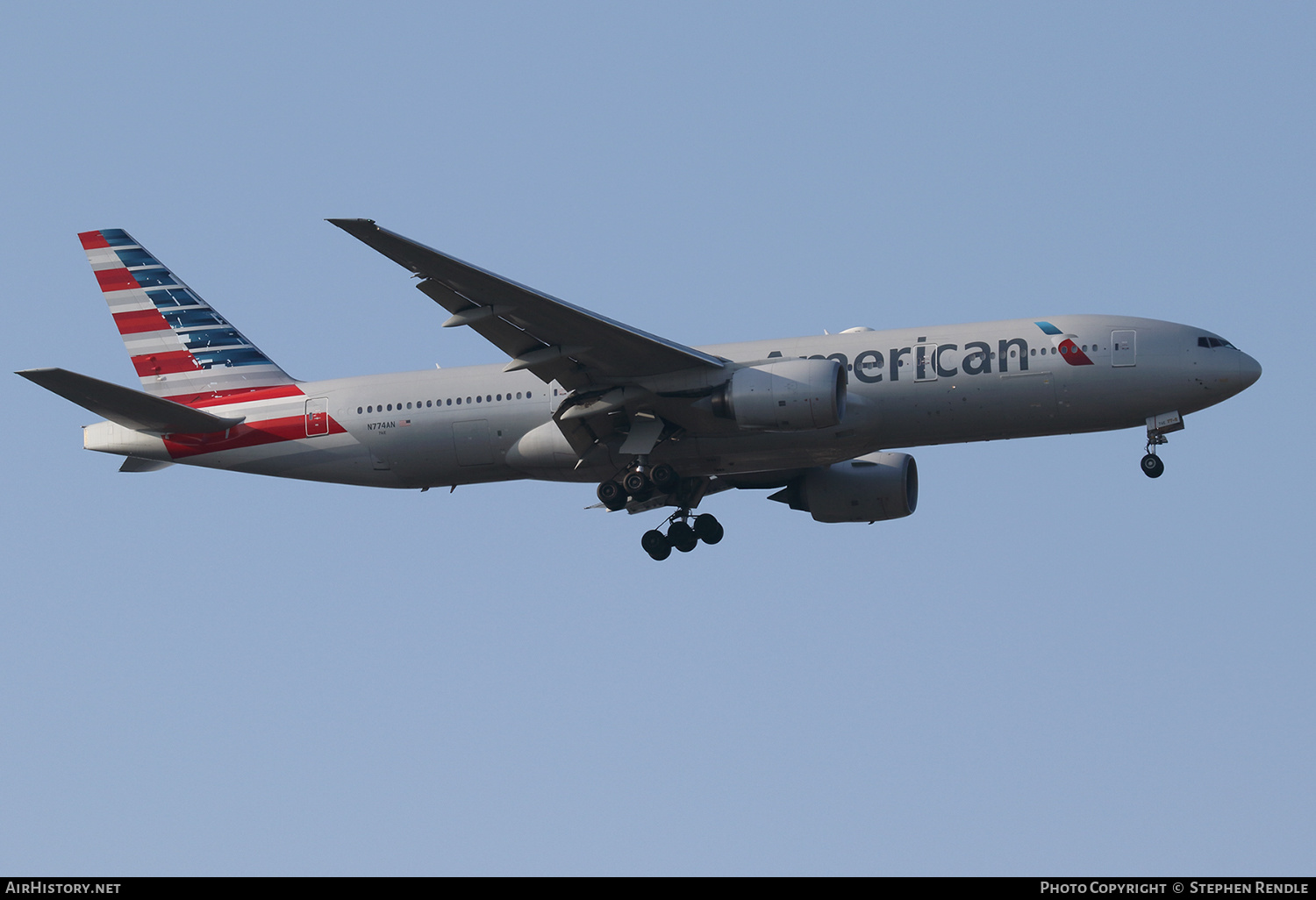 Aircraft Photo of N774AN | Boeing 777-223/ER | American Airlines | AirHistory.net #432963