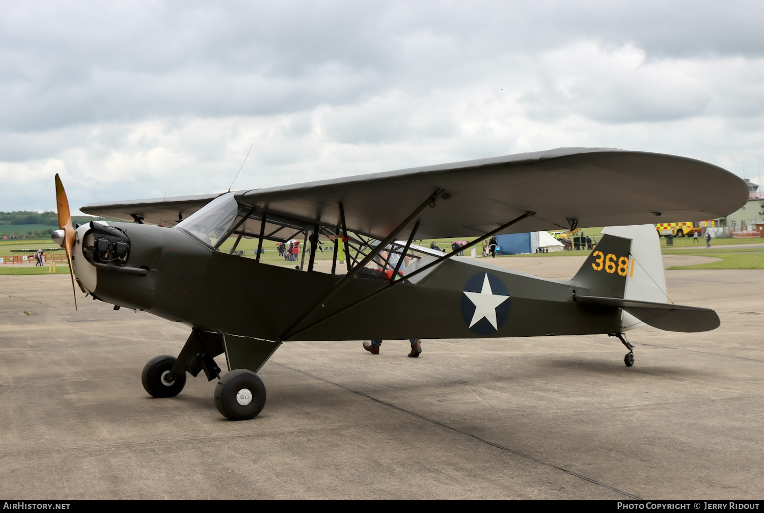 Aircraft Photo of G-AXGP / 3681 | Piper J-3C-90 Cub | USA - Air Force | AirHistory.net #432972