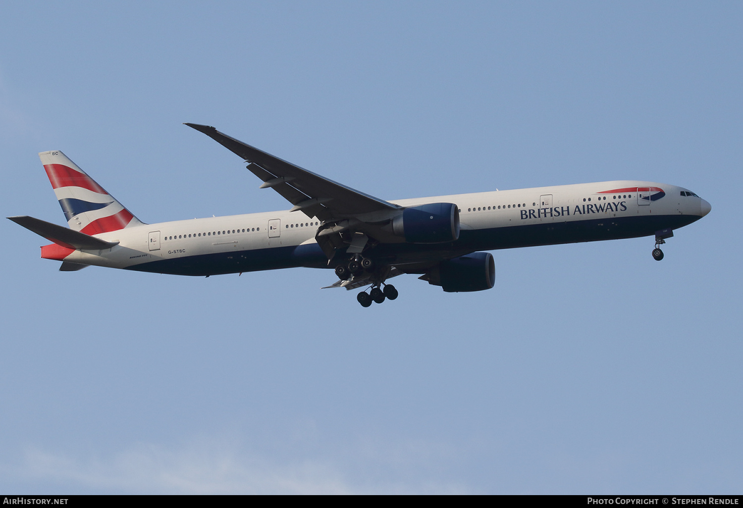 Aircraft Photo of G-STBC | Boeing 777-36N/ER | British Airways | AirHistory.net #432985