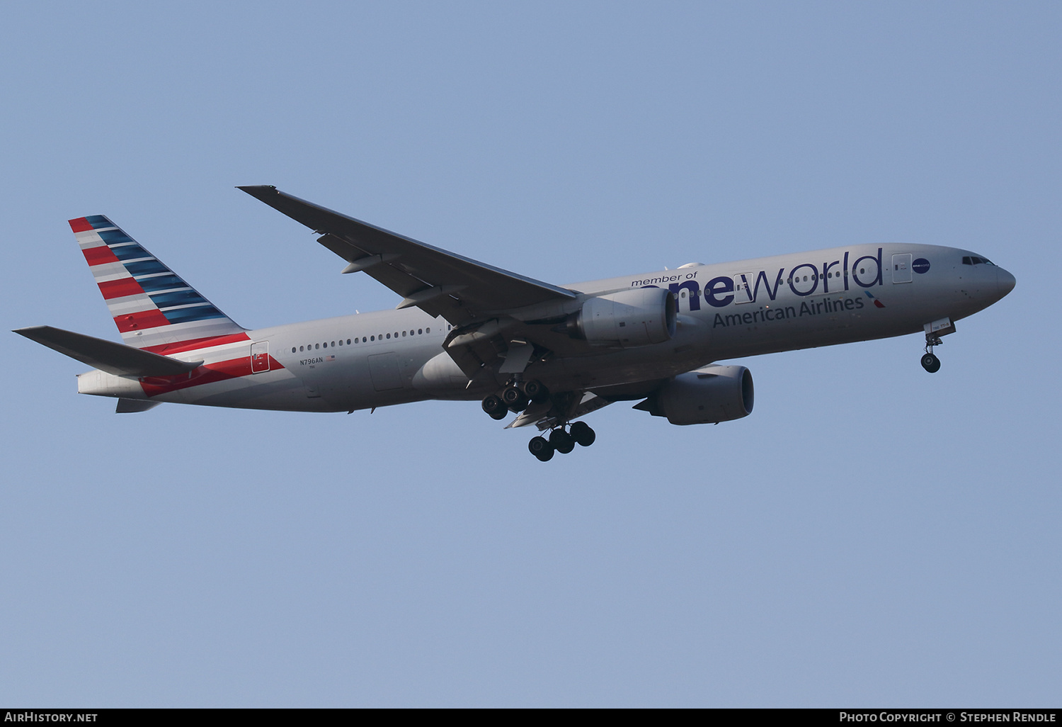 Aircraft Photo of N796AN | Boeing 777-223/ER | American Airlines | AirHistory.net #432987