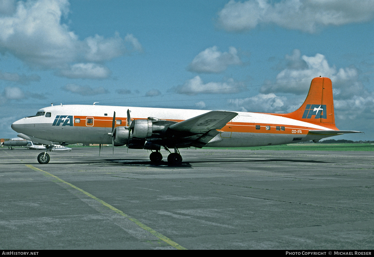 Aircraft Photo of OO-IFA | Douglas DC-6B | International Freight Airways - IFA | AirHistory.net #432991