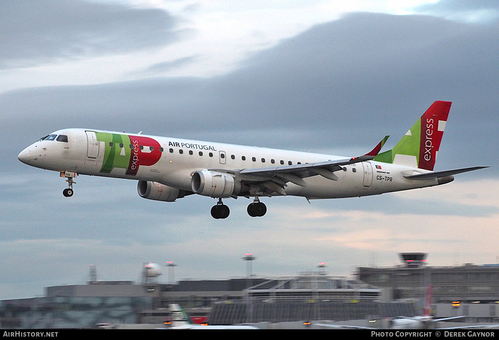 Aircraft Photo of CS-TPR | Embraer 190LR (ERJ-190-100LR) | TAP Air Portugal Express | AirHistory.net #432998