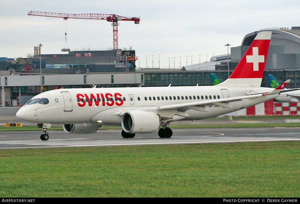 Aircraft Photo of HB-JBG | Bombardier CSeries CS100 (BD-500-1A10) | Swiss International Air Lines | AirHistory.net #433010