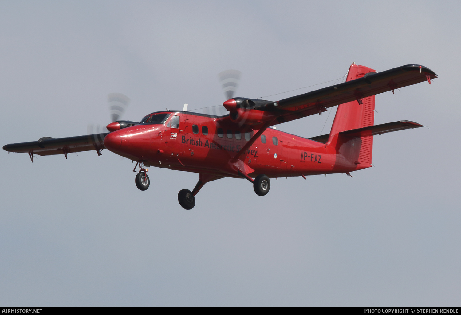 Aircraft Photo of VP-FAZ | De Havilland Canada DHC-6-300 Twin Otter | British Antarctic Survey | AirHistory.net #433019