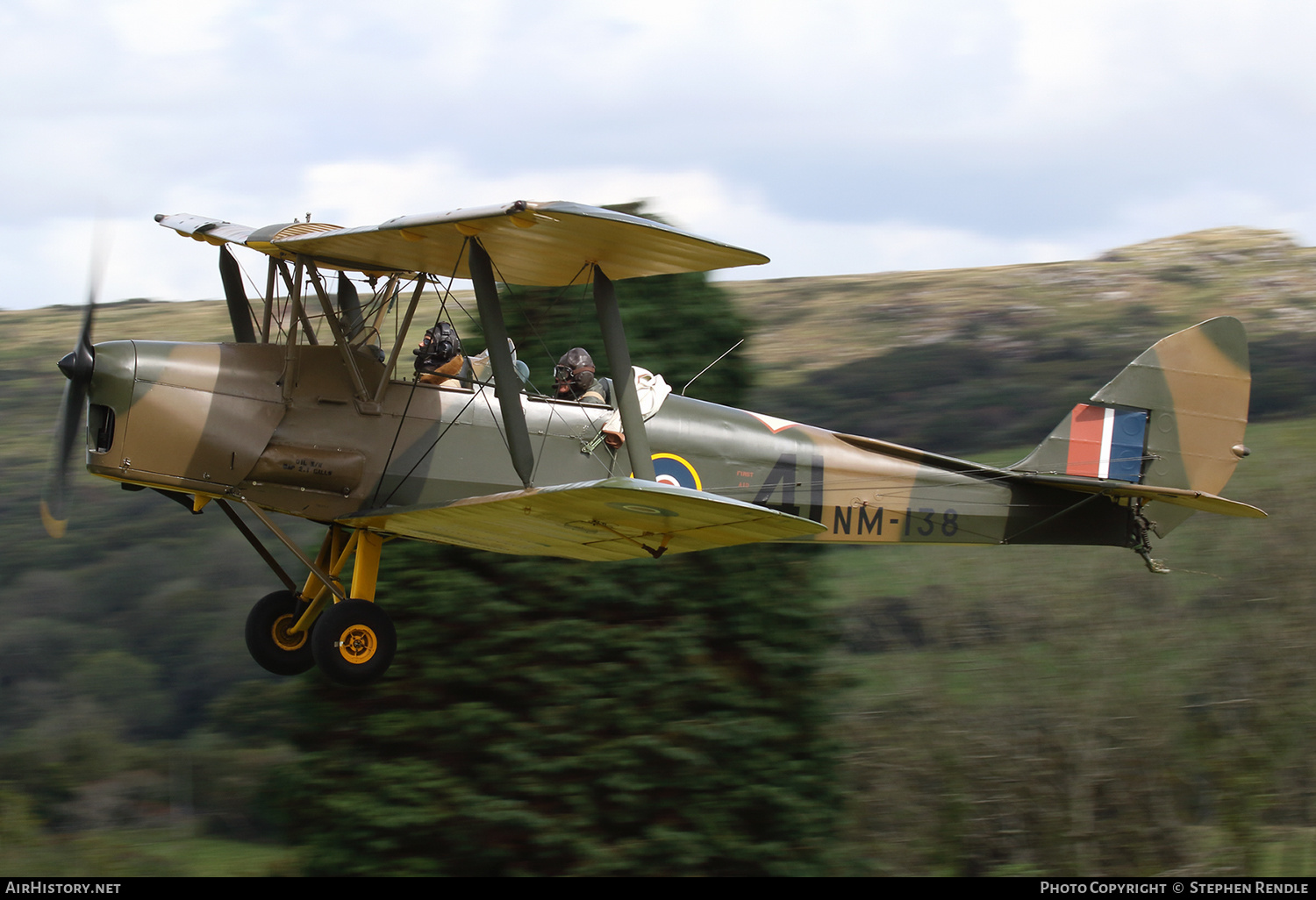 Aircraft Photo of G-ANEW / NM138 | De Havilland D.H. 82A Tiger Moth | UK - Air Force | AirHistory.net #433054