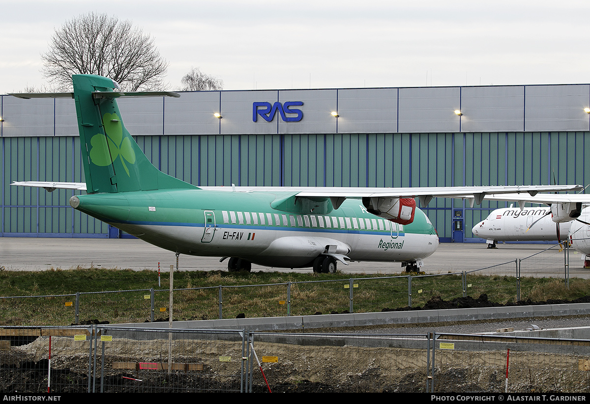 Aircraft Photo of EI-FAV | ATR ATR-72-600 (ATR-72-212A) | Aer Lingus Regional | AirHistory.net #433089