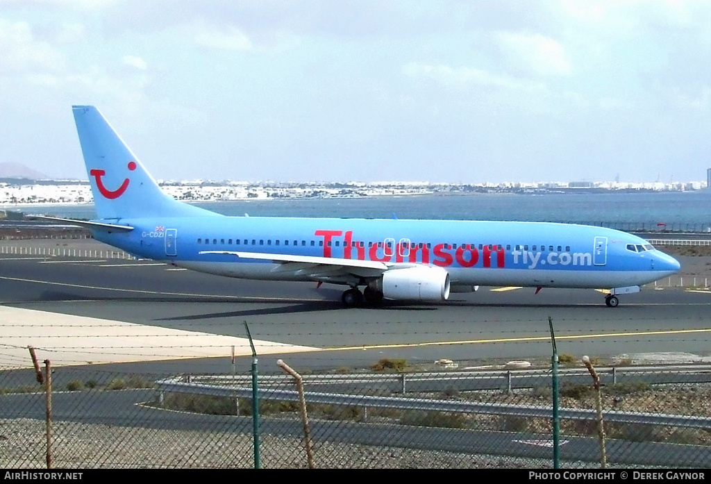 Aircraft Photo of G-CDZI | Boeing 737-804 | Thomsonfly | AirHistory.net #433096