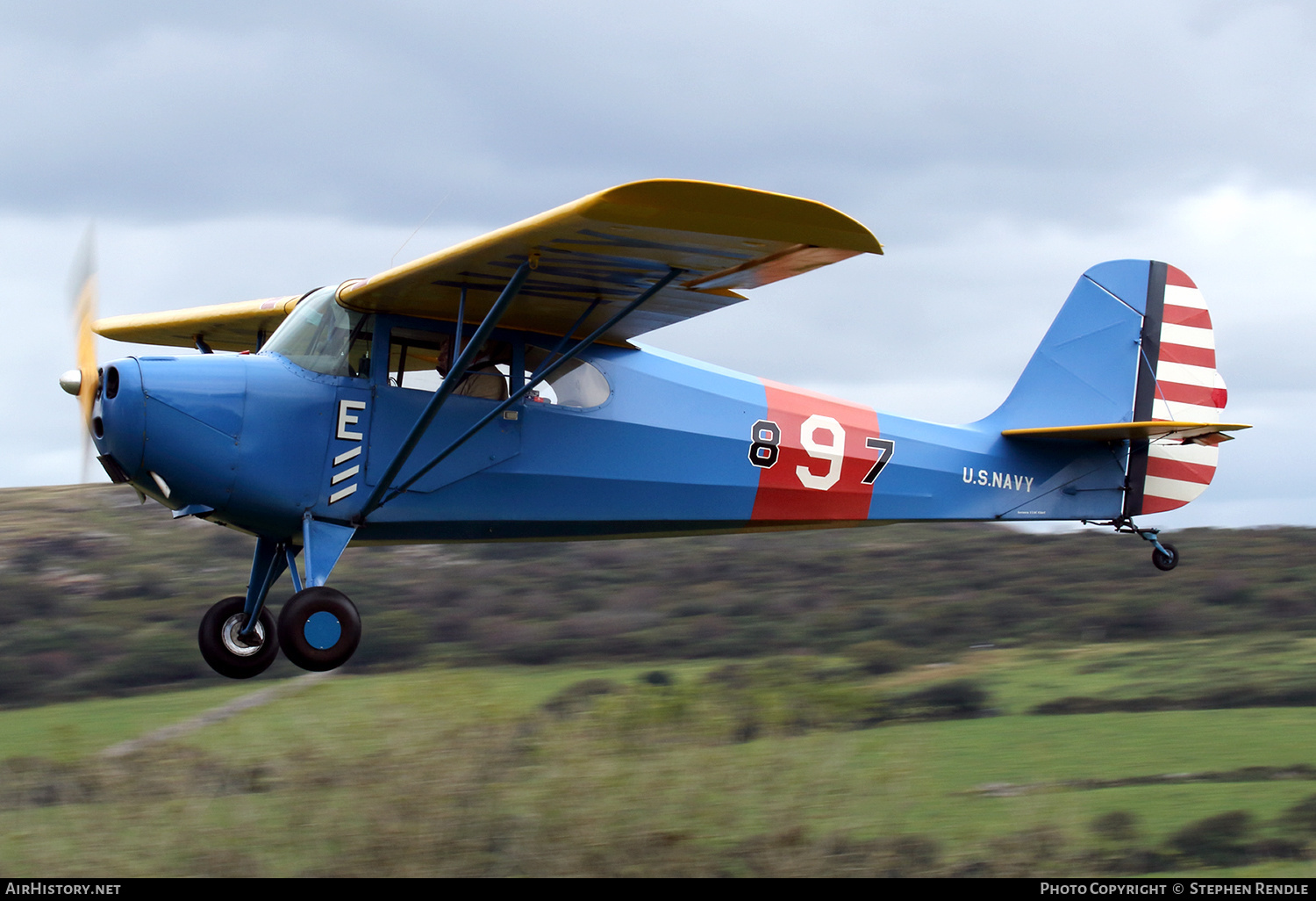 Aircraft Photo of G-BJEV / 897 | Aeronca 11AC Chief | USA - Navy | AirHistory.net #433112