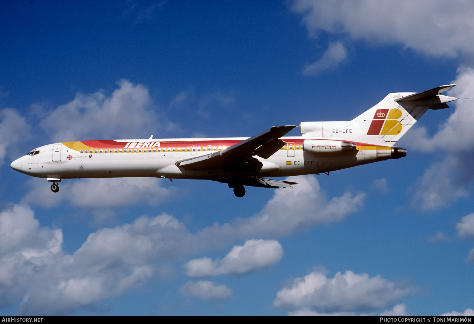 Aircraft Photo of EC-CFE | Boeing 727-256/Adv | Iberia | AirHistory.net #433136