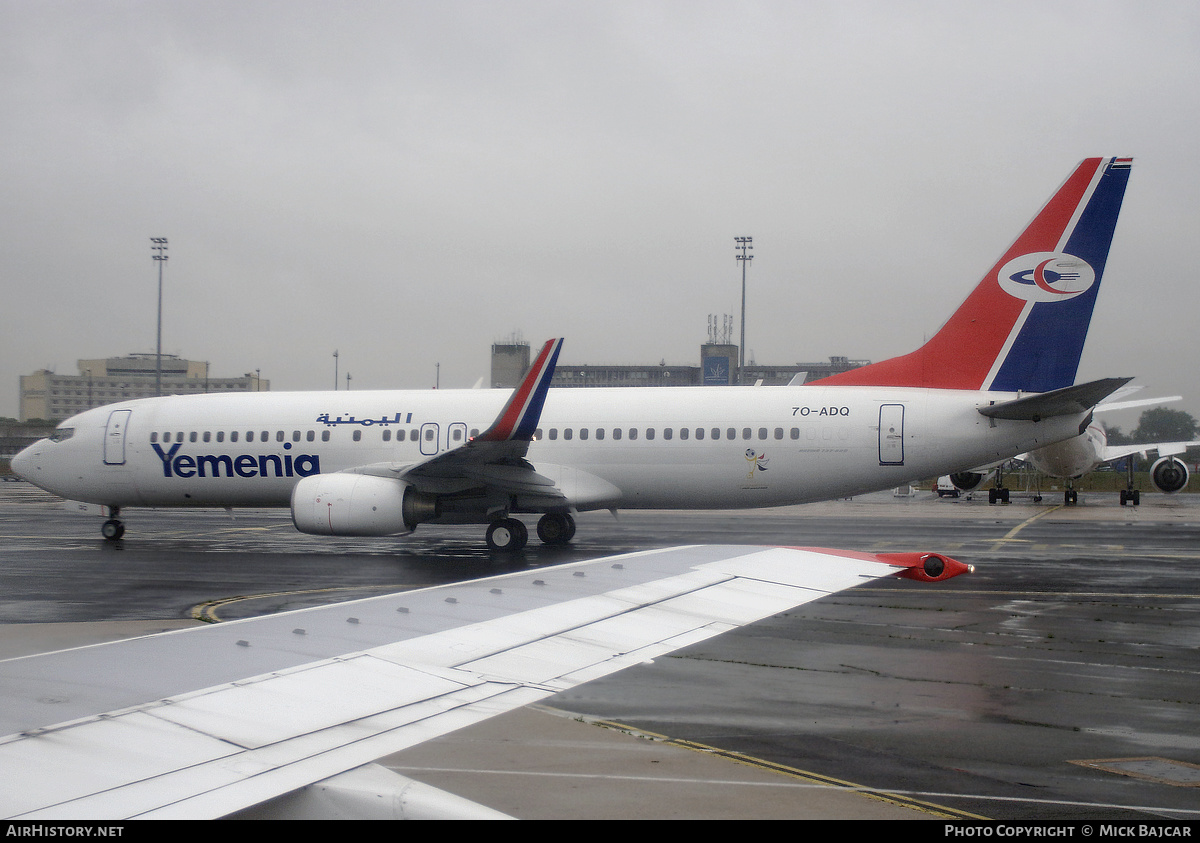 Aircraft Photo of 7O-ADQ | Boeing 737-8Q8 | Yemenia - Yemen Airways | AirHistory.net #433140