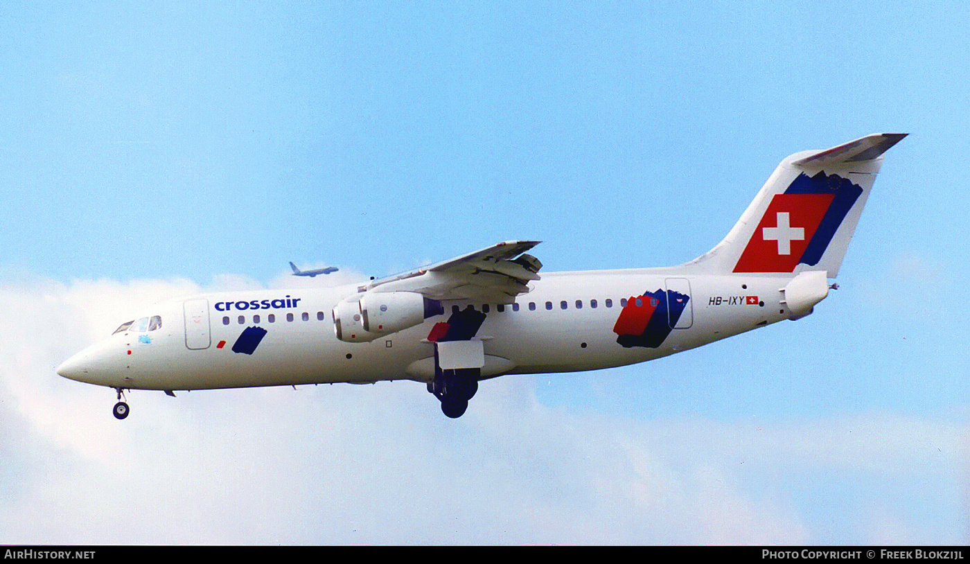 Aircraft Photo of HB-IXY | British Aerospace BAe-146-300 | Crossair | AirHistory.net #433166