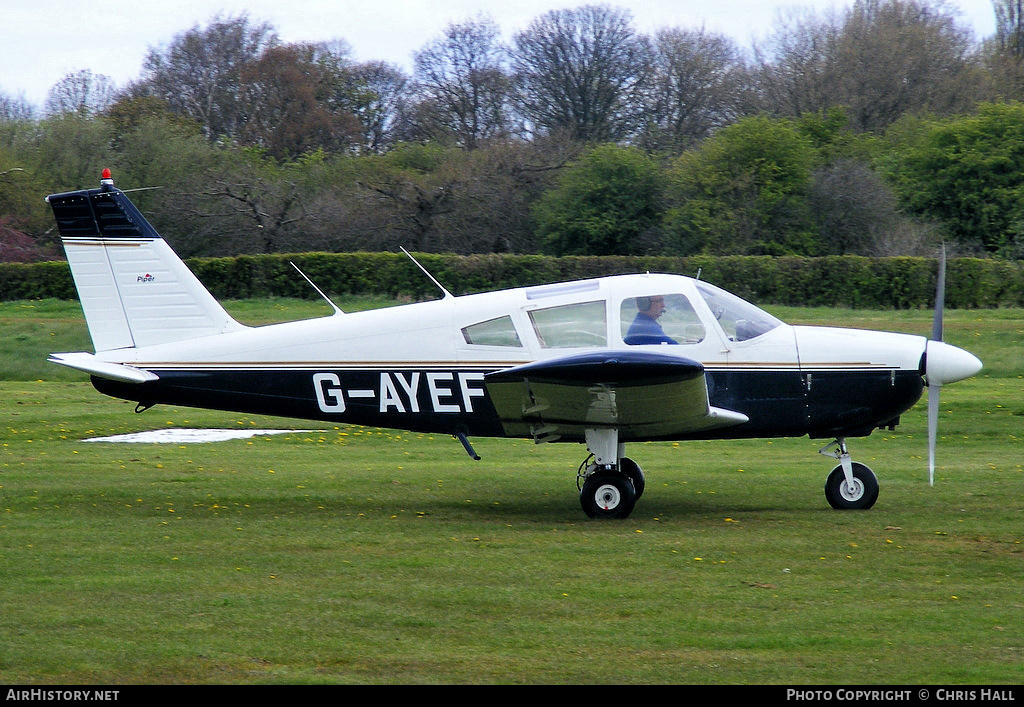 Aircraft Photo of G-AYEF | Piper PA-28-180 Cherokee E | AirHistory.net #433192