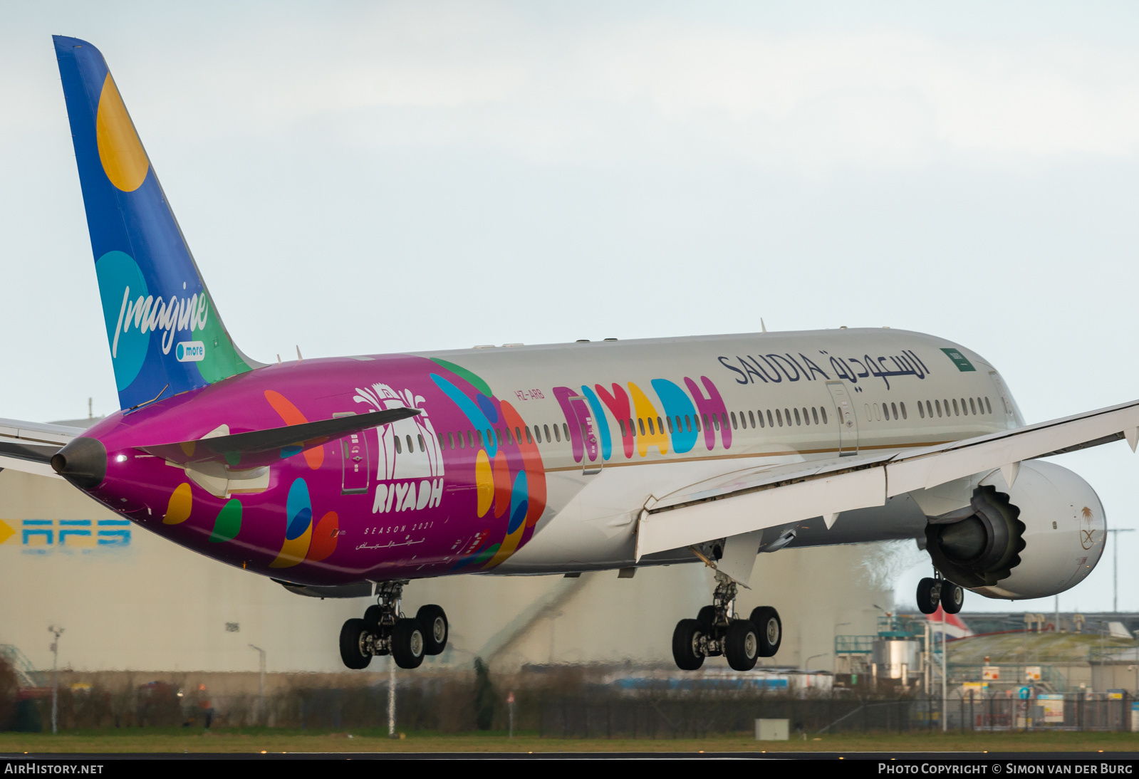 Aircraft Photo of HZ-ARB | Boeing 787-9 Dreamliner | Saudia - Saudi Arabian Airlines | AirHistory.net #433204