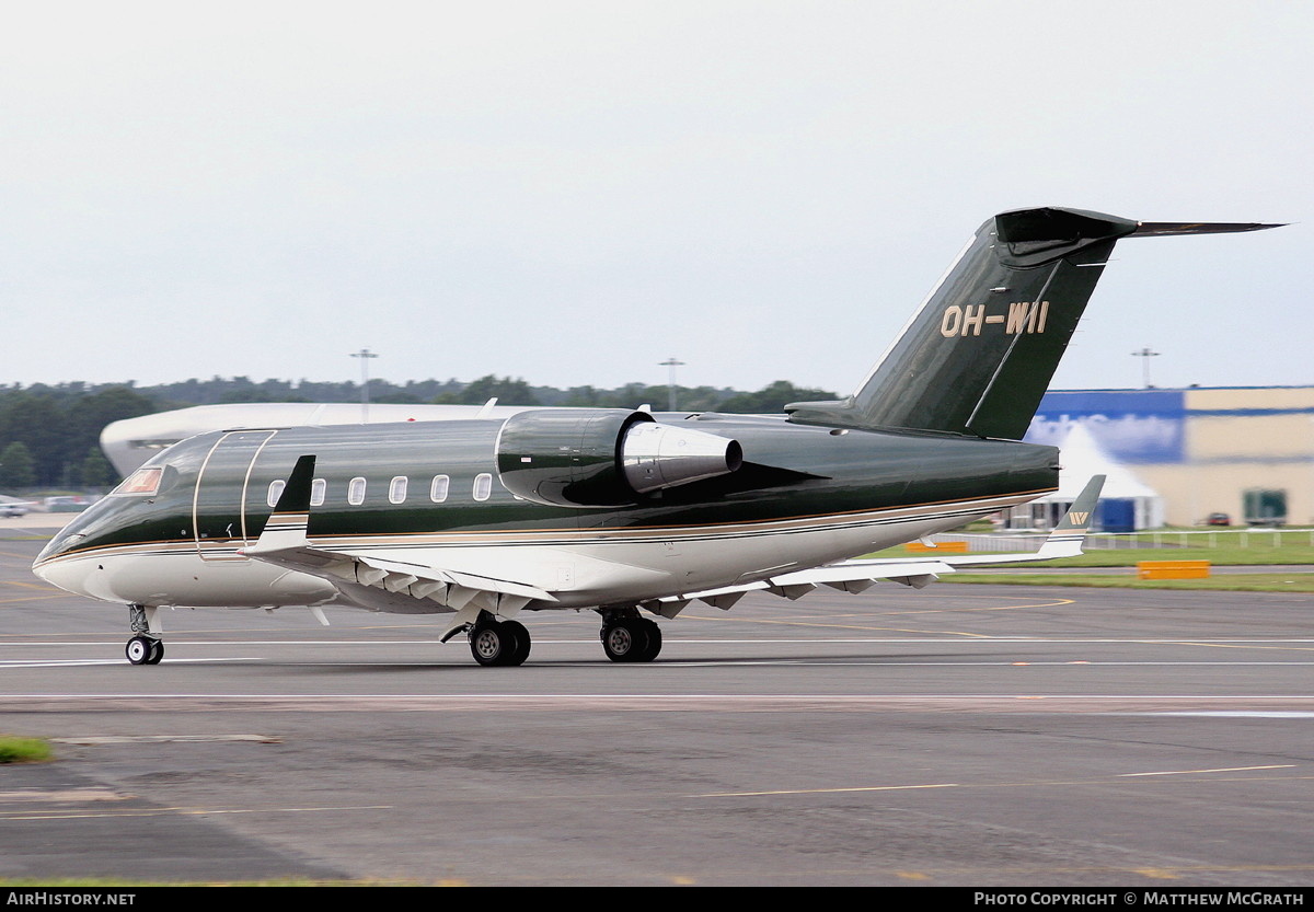 Aircraft Photo of OH-WII | Bombardier Challenger 604 (CL-600-2B16) | AirHistory.net #433206