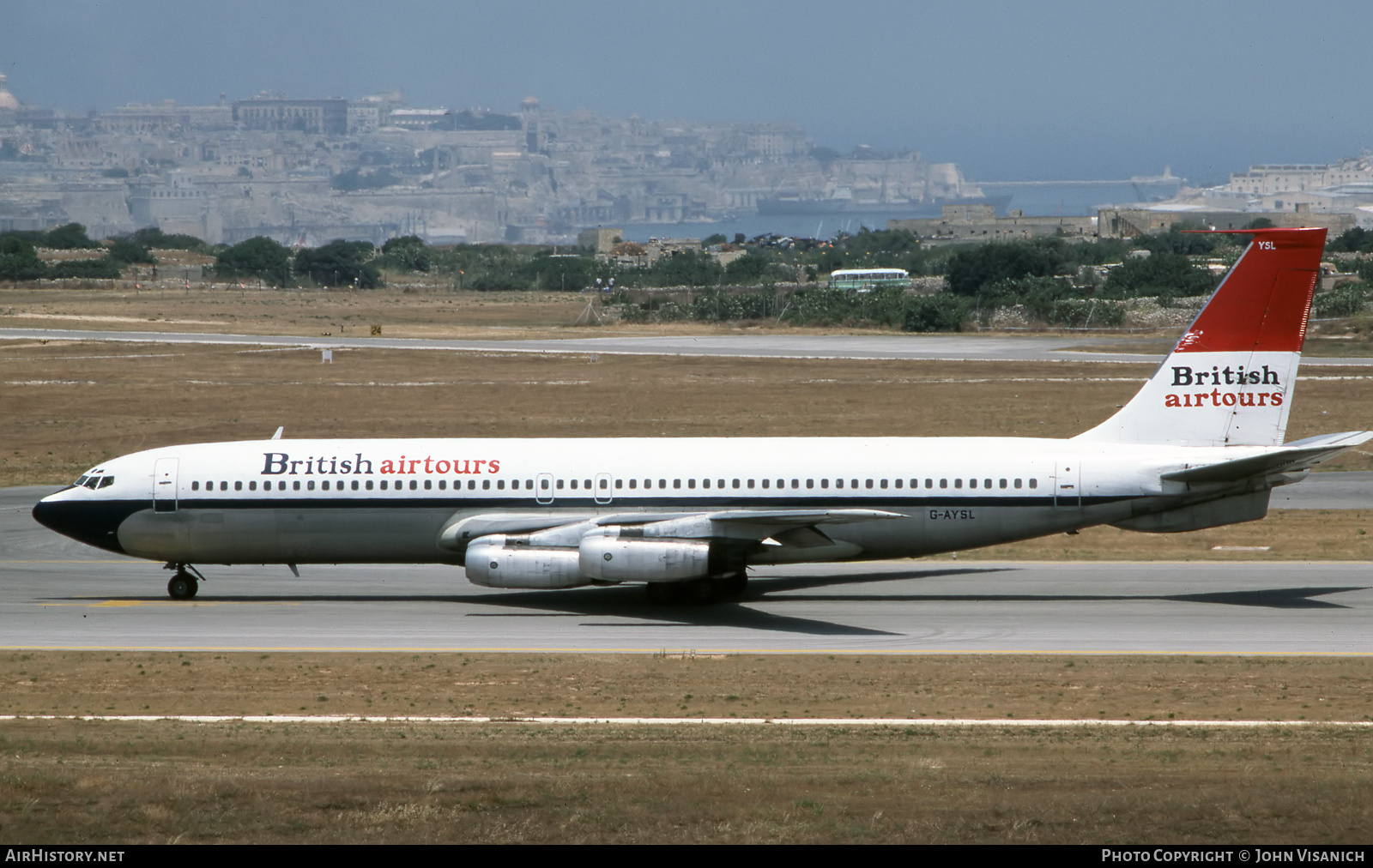 Aircraft Photo of G-AYSL | Boeing 707-321 | British Airtours | AirHistory.net #433242