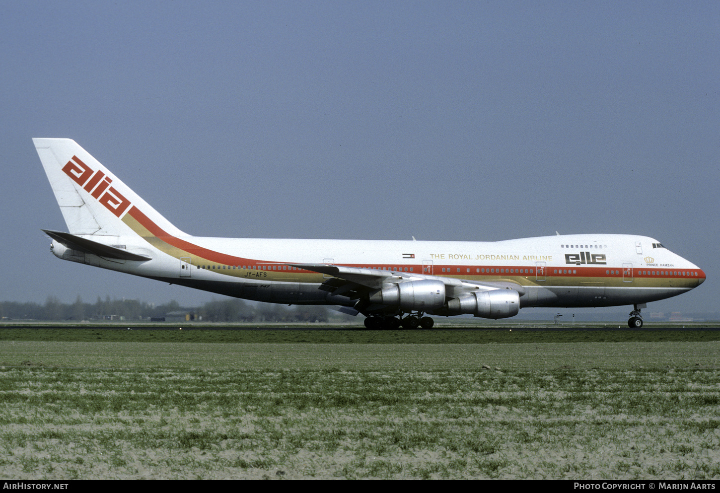 Aircraft Photo of JY-AFS | Boeing 747-2D3B | Alia - The Royal Jordanian Airline | AirHistory.net #433253