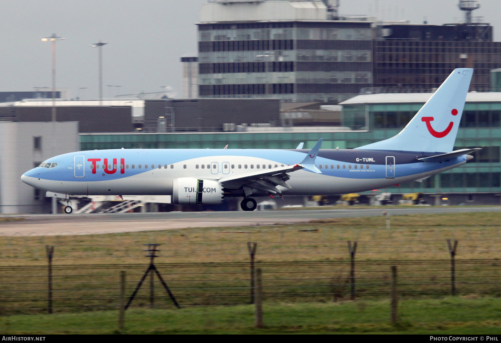 Aircraft Photo of G-TUML | Boeing 737-8 Max 8 | TUI | AirHistory.net #433279