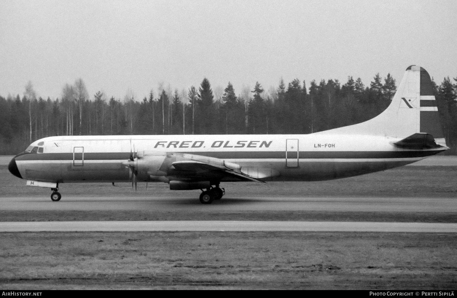 Aircraft Photo of LN-FOH | Lockheed L-188A(F) Electra | Fred. Olsen | AirHistory.net #433281