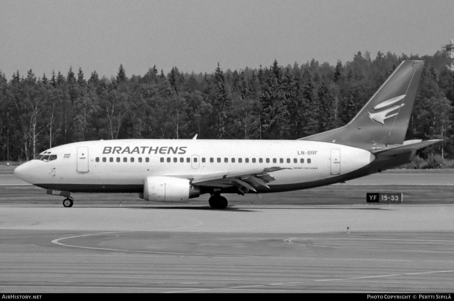 Aircraft Photo of LN-BRF | Boeing 737-505 | Braathens | AirHistory.net #433327