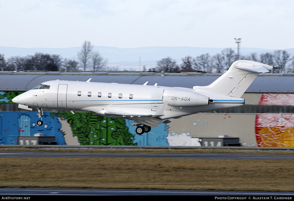 Aircraft Photo of OK-AOA | Bombardier Challenger 300 (BD-100-1A10) | AirHistory.net #433358