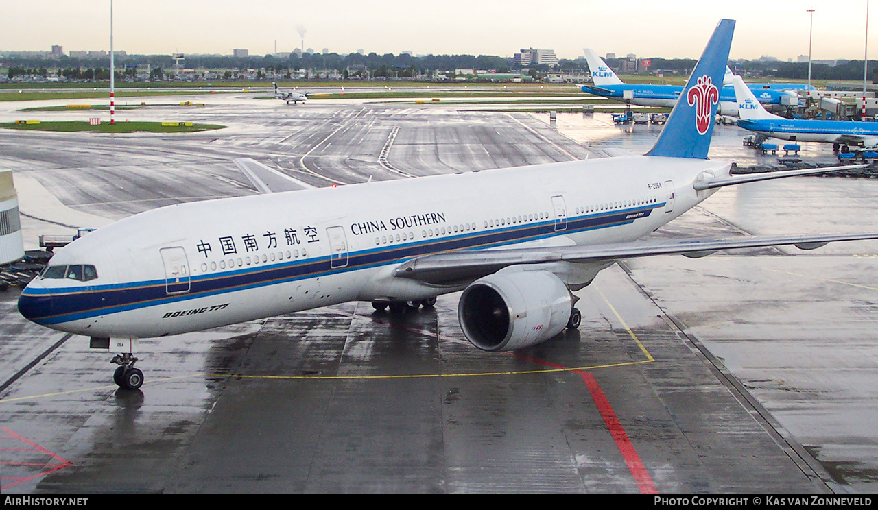 Aircraft Photo of B-2054 | Boeing 777-21B | China Southern Airlines | AirHistory.net #433381