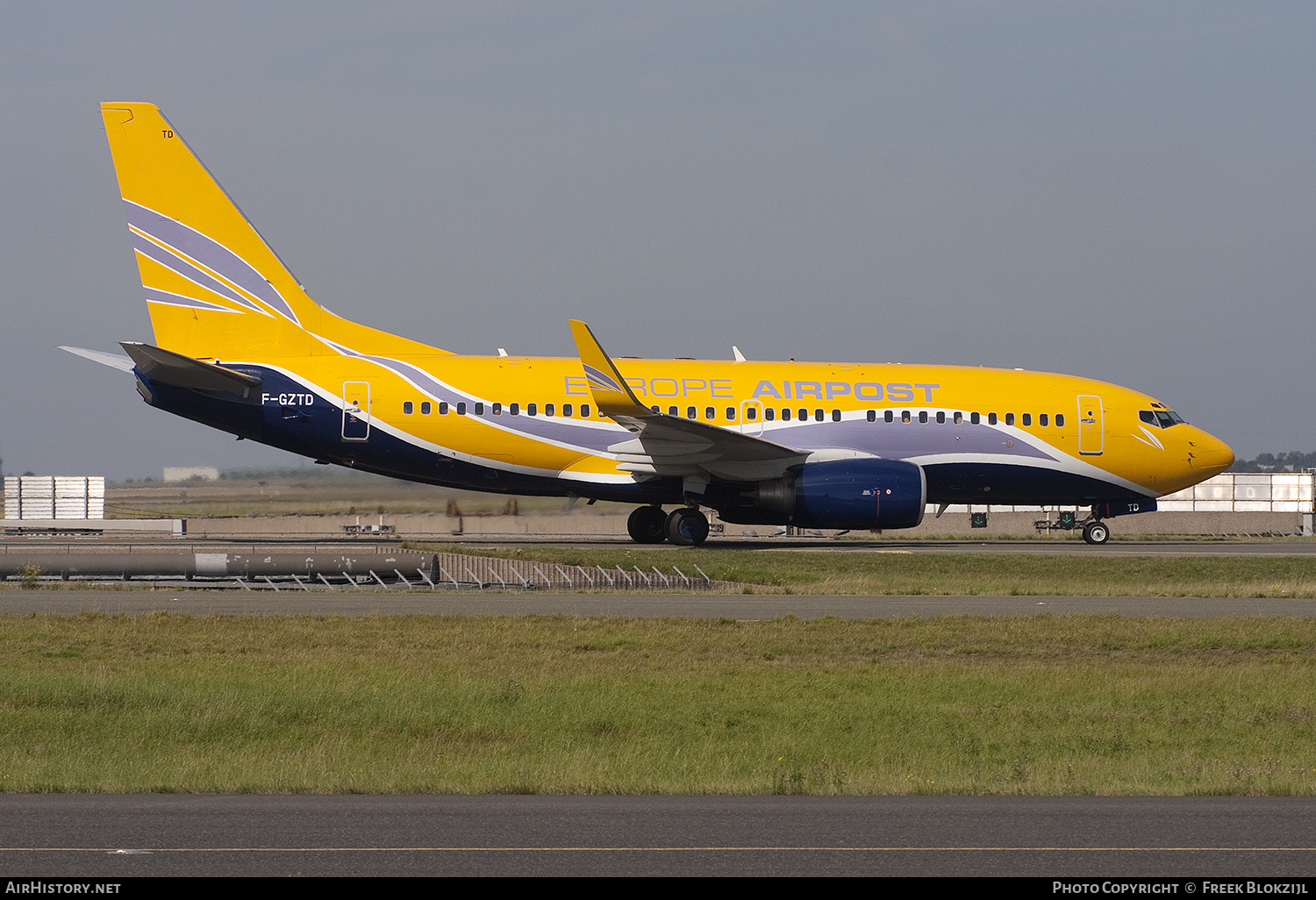 Aircraft Photo of F-GZTD | Boeing 737-73V | Europe Airpost | AirHistory.net #433394