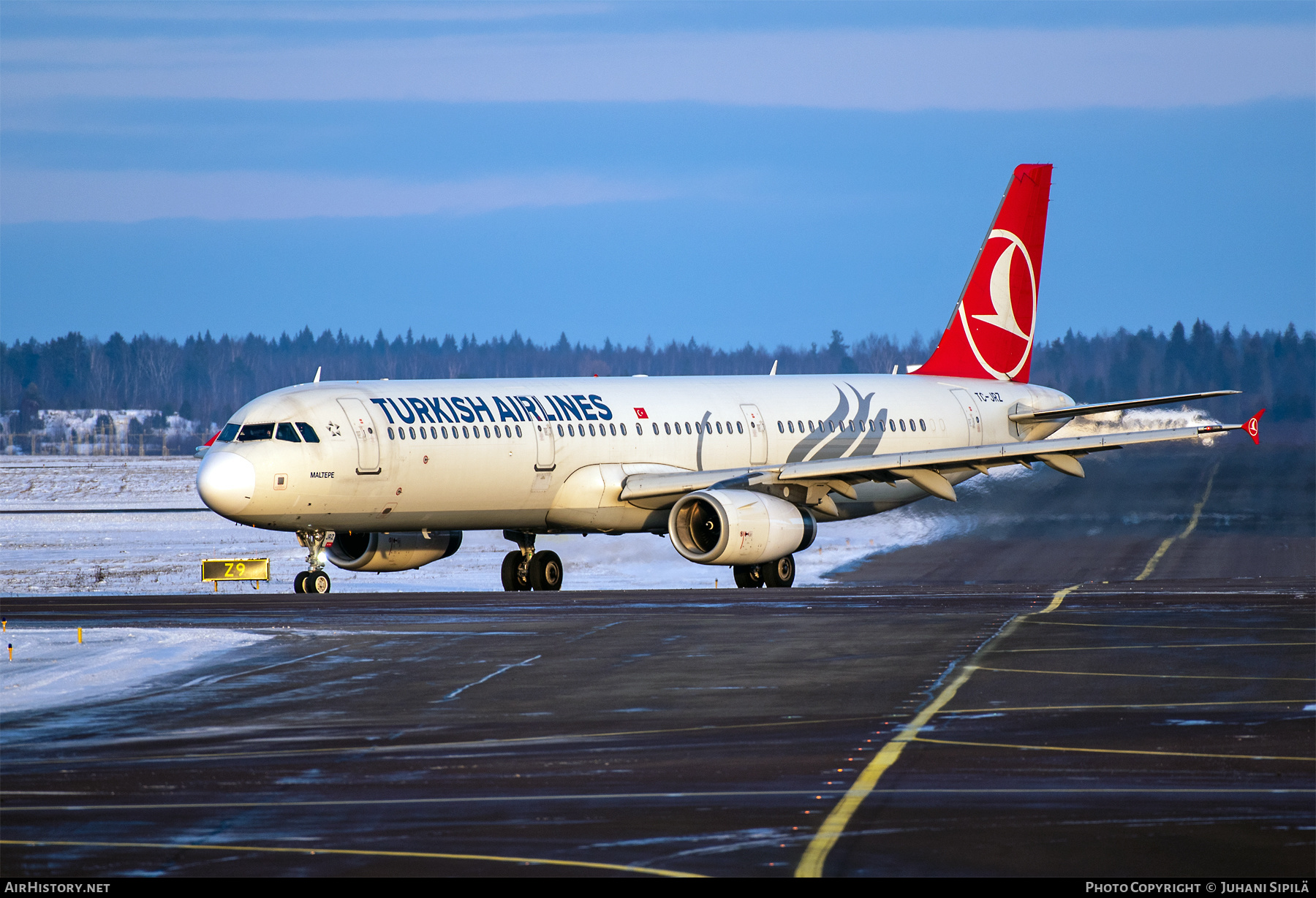 Aircraft Photo of TC-JRZ | Airbus A321-231 | Turkish Airlines | AirHistory.net #433419