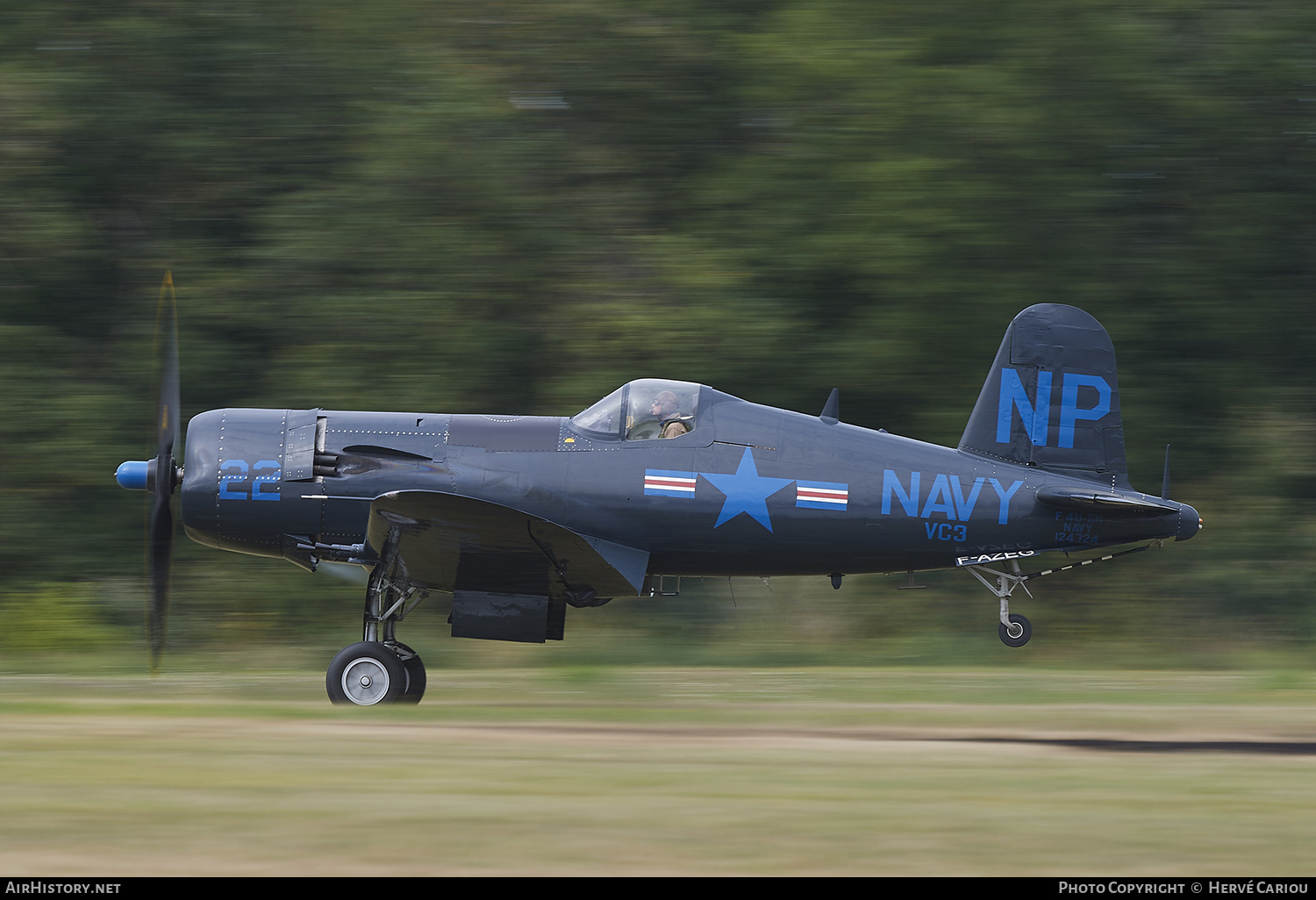 Aircraft Photo of F-AZEG / 124724 | Vought F4U-5NL Corsair | USA - Navy | AirHistory.net #433422