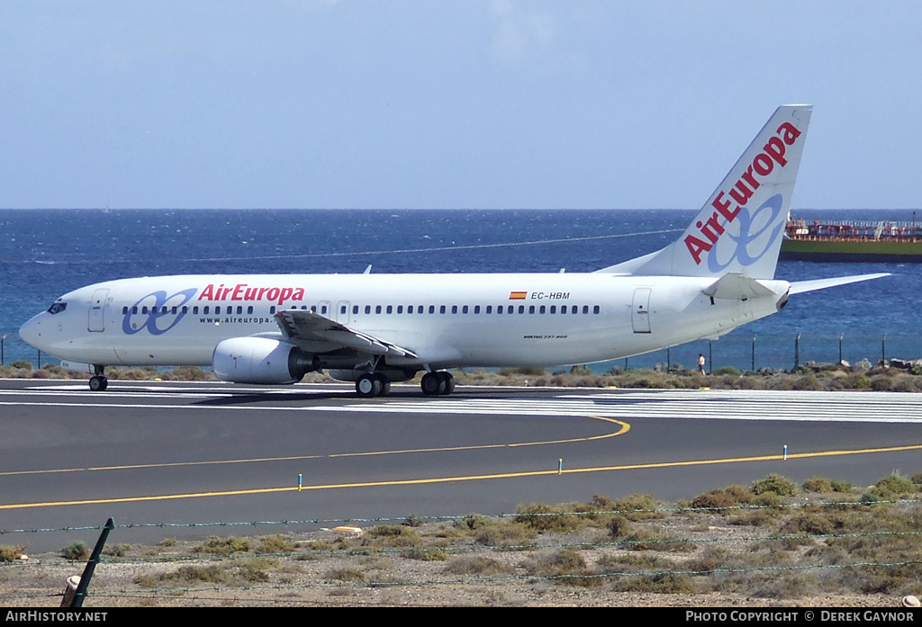 Aircraft Photo of EC-HBM | Boeing 737-85P | Air Europa | AirHistory.net #433442